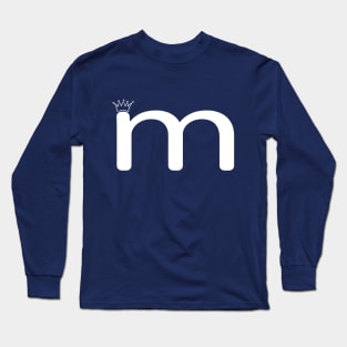 Letter M Lower Case Matching Group Alphabet Long Sleeve T-Shirt